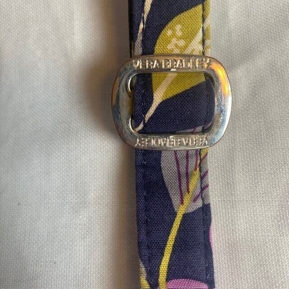 Vera Bradley Lizzy Crossbody Purse Purple Floral Nightingale Pattern Quilted - Picture 6 of 11